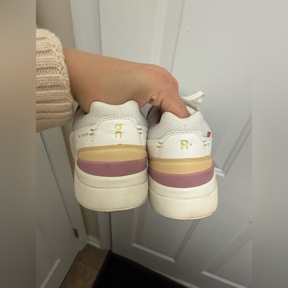 On The Roger Centre Court Women’s White Tennis Shoes Size 8 - Picture 7 of 9